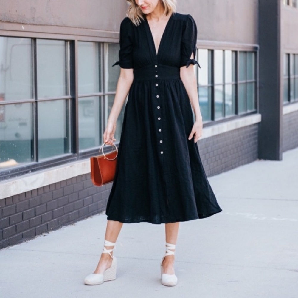 Free People Love of My Life Midi Dress - S